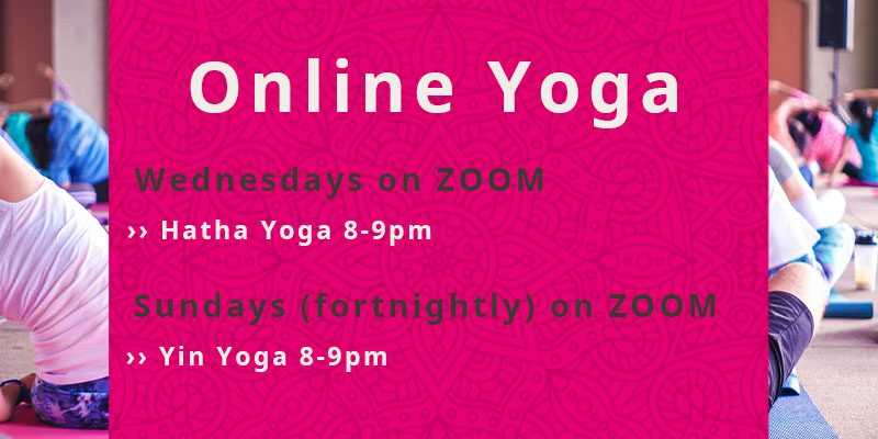 Online yoga on Zoom, we’re still weekly and rocking the online scene!